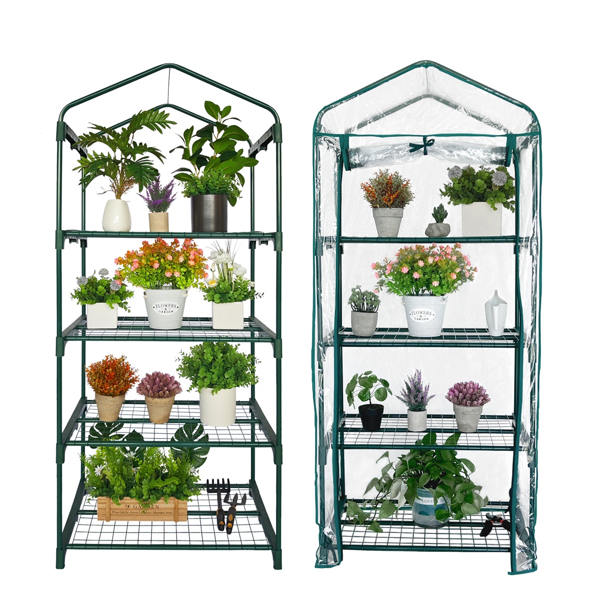 4 tier mini greenhouse